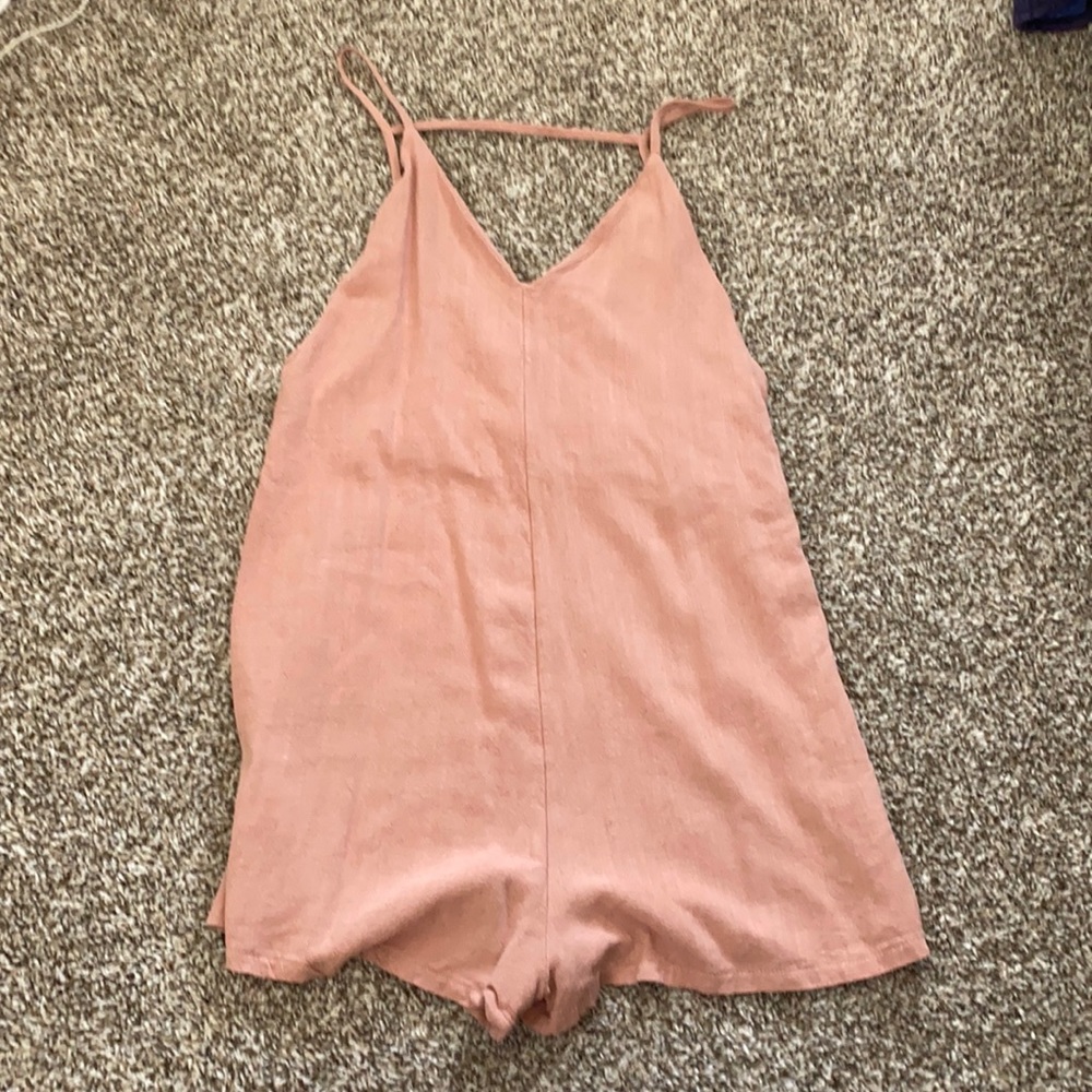 Pink Beige Romper Audrey 3+1
